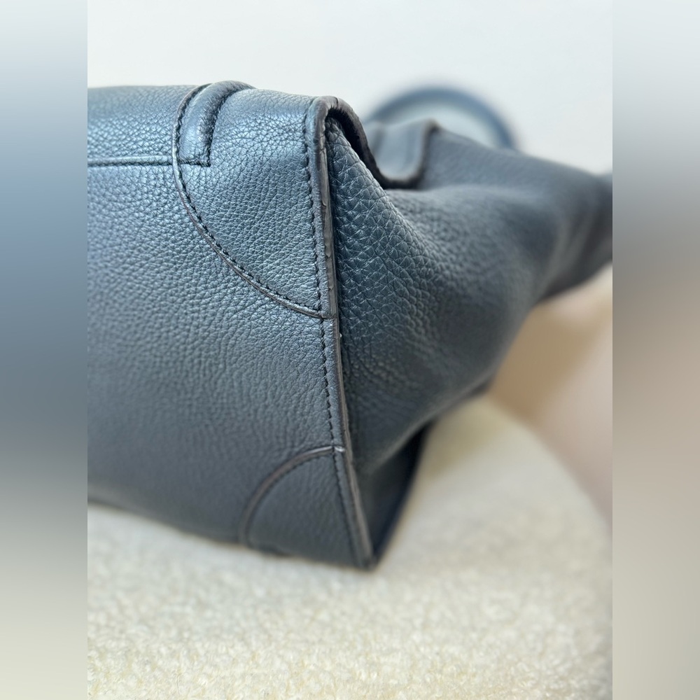 Celine Leather Luggage Phantom Tote in Charcoal - Picture 9 of 16